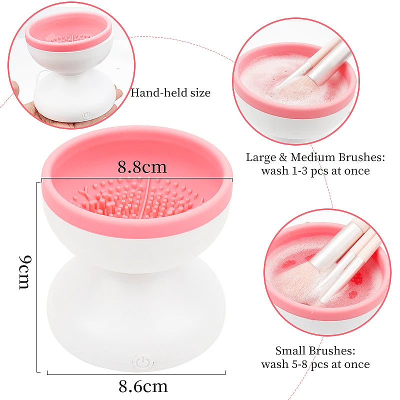 $44.99 | Portable USB Makeup Brush Cleaner | InTown Shopping