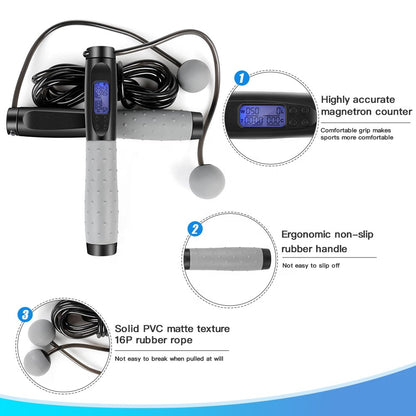 Smart electronic counting skipping rope | $59.99 | InTown Shopping