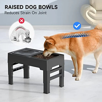 $94.99 | Elevated Mess-Free Dog Bowl | InTown Shopping