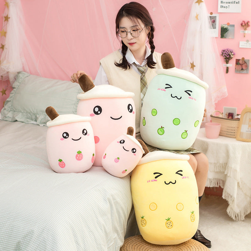 $24.99 | Pearl Milk Tea Pillow Plush Toy | InTown Shopping