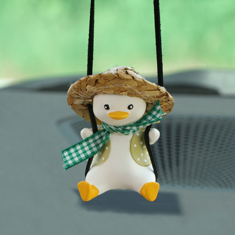 Car Pendant - Cute Anime Little Duck Swing | $24.99 | InTown Shopping