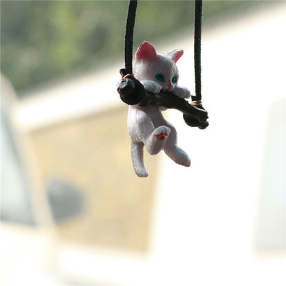 Creative Cute branch Cat Rearview Mirror Pendant | $29.99 | InTown Shopping