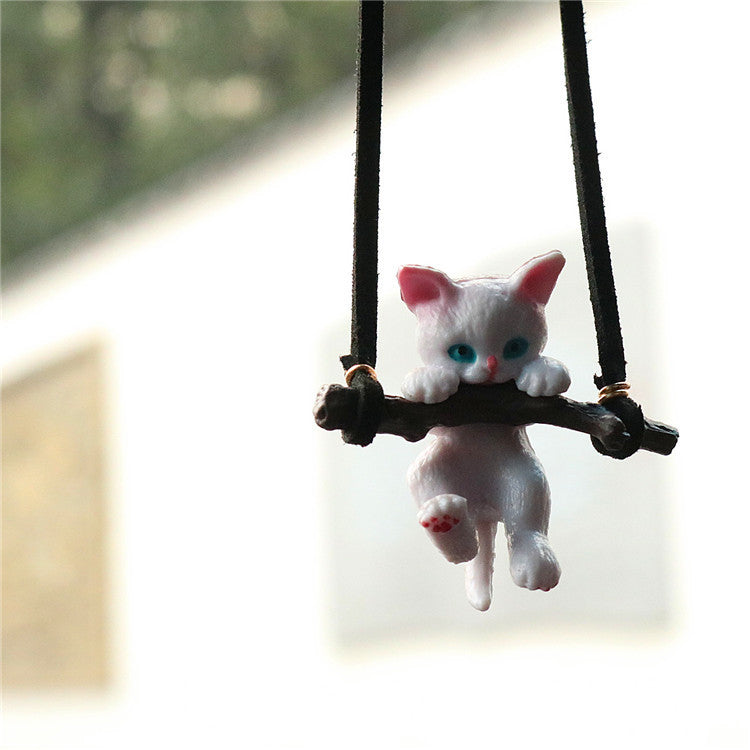 Creative Cute branch Cat Rearview Mirror Pendant | $29.99 | InTown Shopping