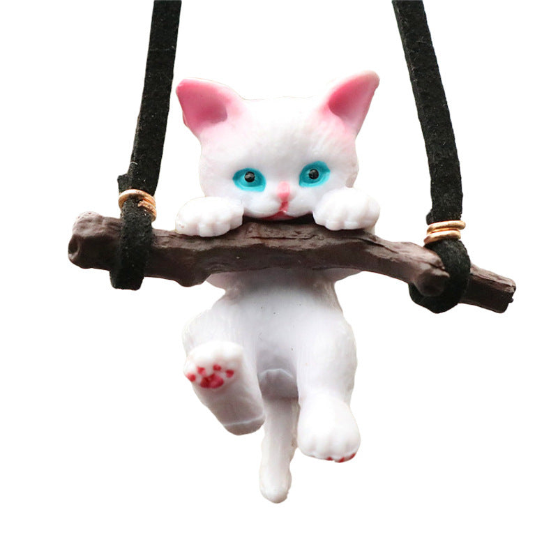 Creative Cute branch Cat Rearview Mirror Pendant | $29.99 | InTown Shopping