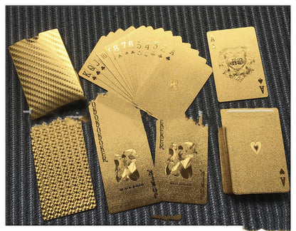 $19.99 | Gold Playing Cards Waterproof | InTown Shopping