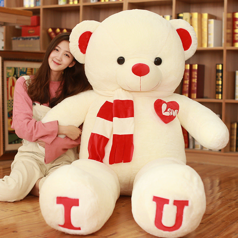 $99.99 | Heart Bear Pillow Plush Toy Valentine's Day Gift | InTown Shopping