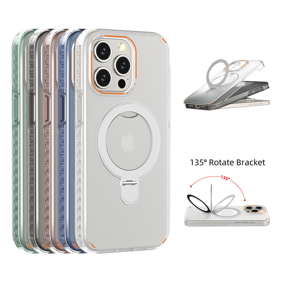 New Colorful Magnetic Bracket Phone Case for all iPhone 13, 14 & 15 series | $14.99 | InTown Shopping