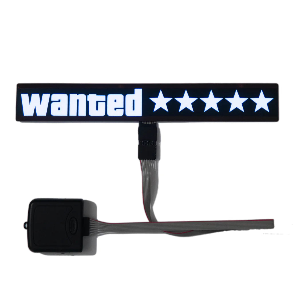 $44.99 | Wanted Level LED Car Sign | InTown Shopping