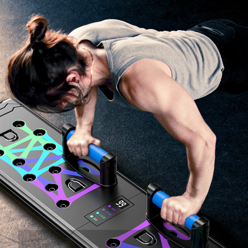 Multifunctional Bracket Men's Chest And Abdominal Muscle Training Equipment Push-up Board | $109.99 | InTown Shopping