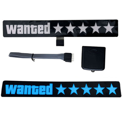 $44.99 | Wanted Level LED Car Sign | InTown Shopping