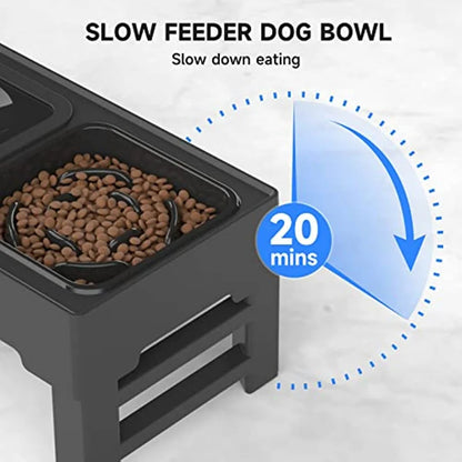 $94.99 | Elevated Mess-Free Dog Bowl | InTown Shopping