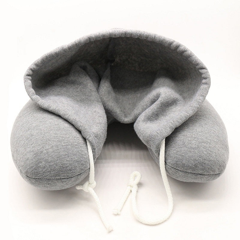 $44.99 | Hooded Travel Neck Pillow | InTown Shopping