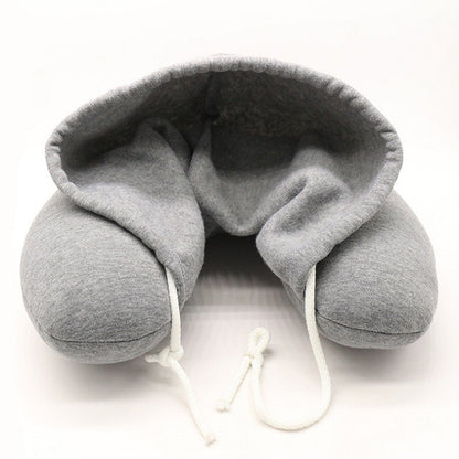 $44.99 | Hooded Travel Neck Pillow | InTown Shopping