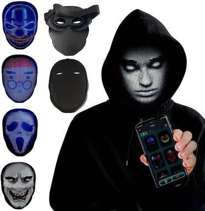 $119.99 | Full LED Face Mask for Halloween | InTown Shopping