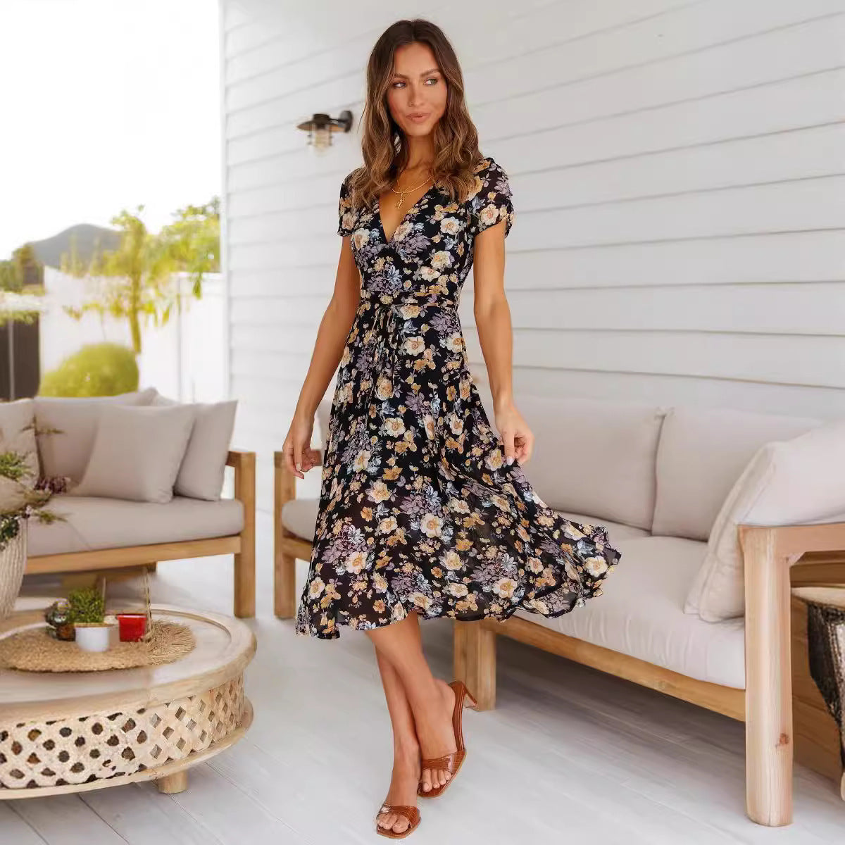 Casual Printed Dress Women | $29.99 | InTown Shopping