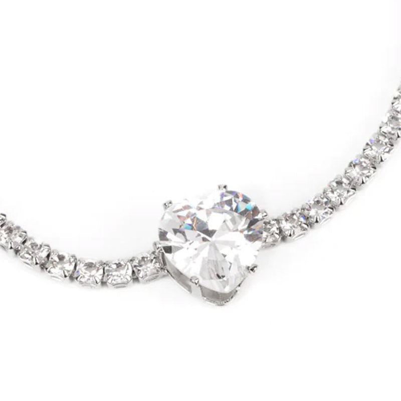 Women's Fashion Heart-shaped Zircon Bracelet