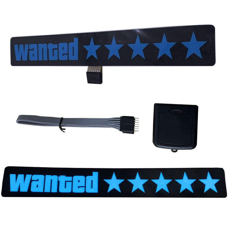 $44.99 | Wanted Level LED Car Sign | InTown Shopping