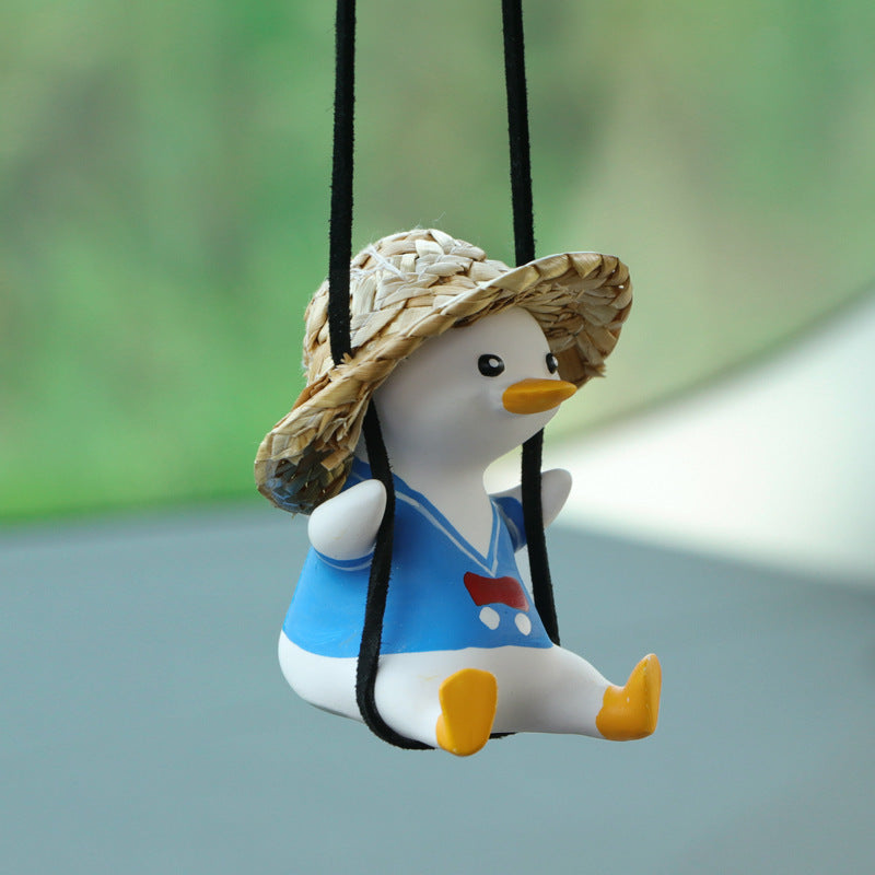 Car Pendant - Cute Anime Little Duck Swing | $24.99 | InTown Shopping