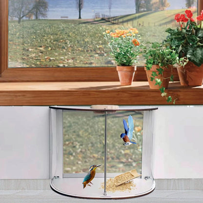 $59.99 | Indoor Window Bird Feeder 180 Degrees | InTown Shopping