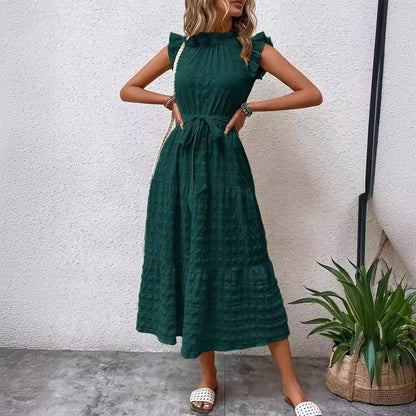 Women's Fashionable Stringy Selvedge Lace-up Dress | $34.99 | InTown Shopping