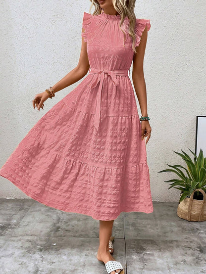 Women's Fashionable Stringy Selvedge Lace-up Dress | $34.99 | InTown Shopping