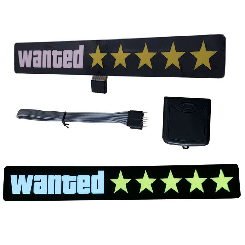 $44.99 | Wanted Level LED Car Sign | InTown Shopping