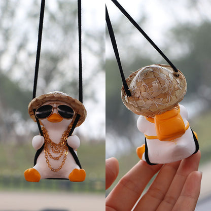 Car Pendant - Cute Anime Little Duck Swing | $24.99 | InTown Shopping