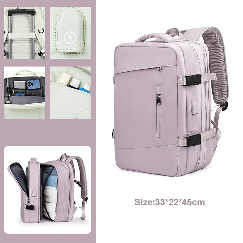 Extendible Travel Backpack Unisex