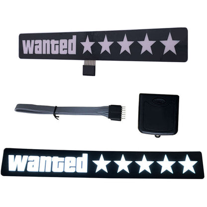 $44.99 | Wanted Level LED Car Sign | InTown Shopping