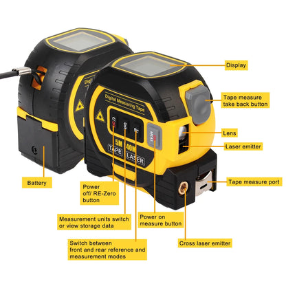 $74.99 | 3 in 1 Laser Measure Tape | InTown Shopping