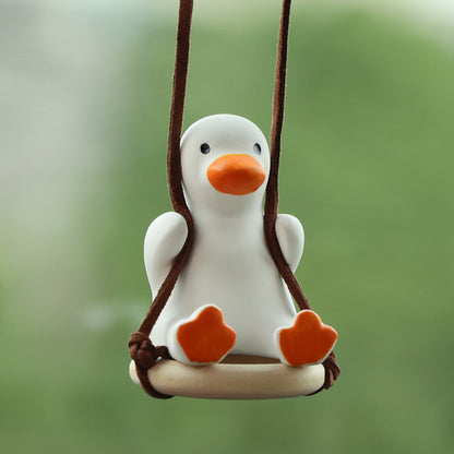 Car Pendant - Cute Anime Little Duck Swing | $24.99 | InTown Shopping