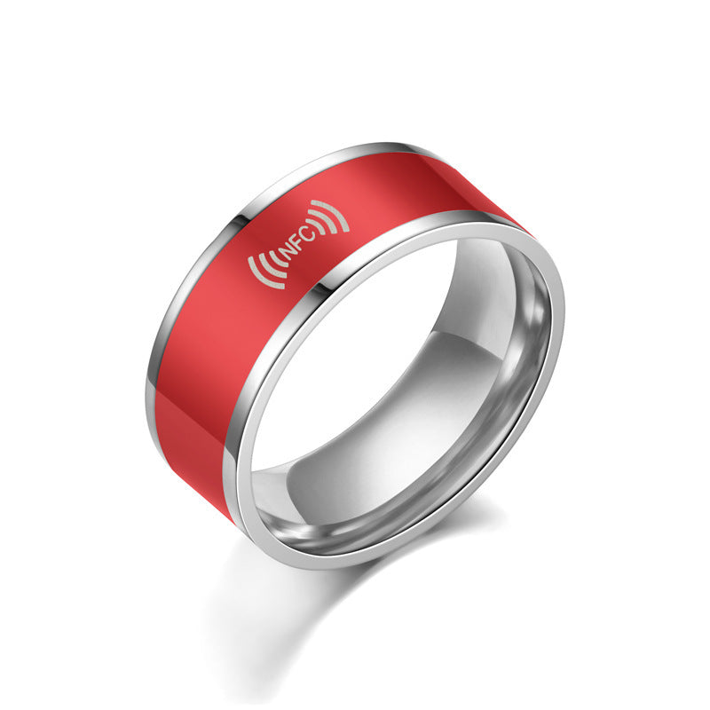 Stainless Steel Wearable NFC Smart Ring