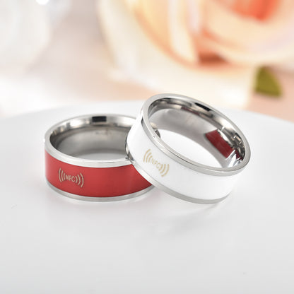 Stainless Steel Wearable NFC Smart Ring