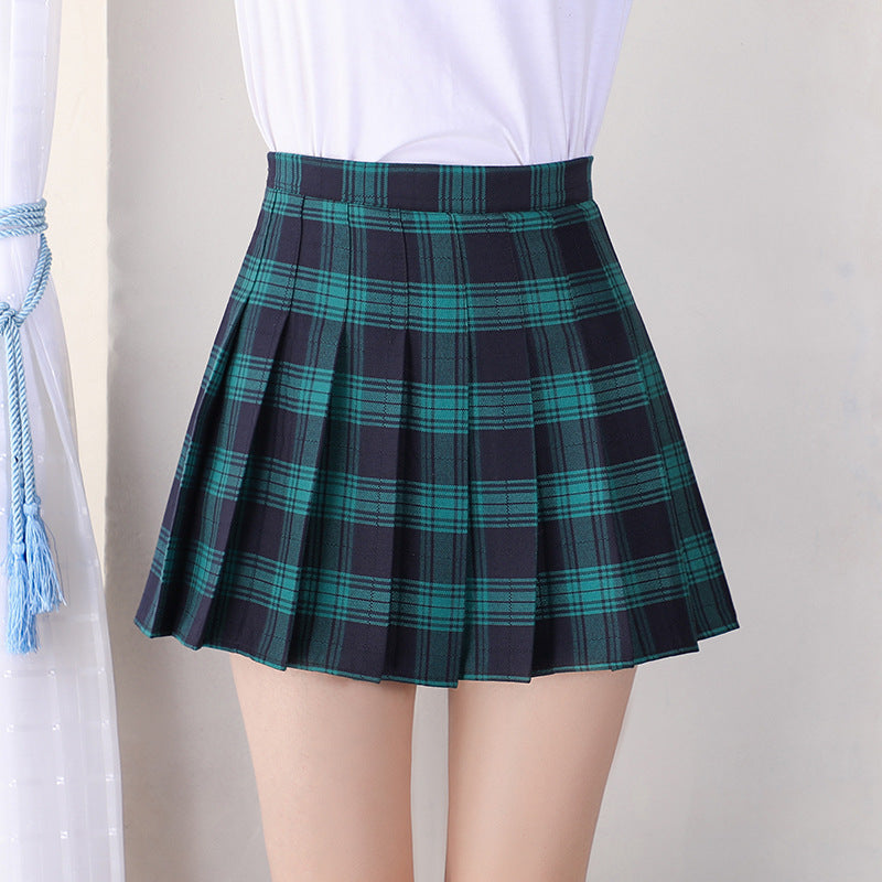 Women's Spring And Summer Plaid High Waist Skirt | $24.99 | InTown Shopping