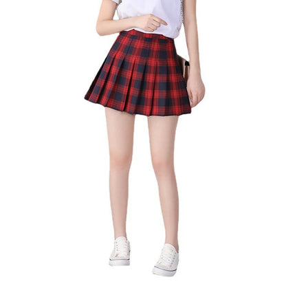 Women's Spring And Summer Plaid High Waist Skirt | $24.99 | InTown Shopping