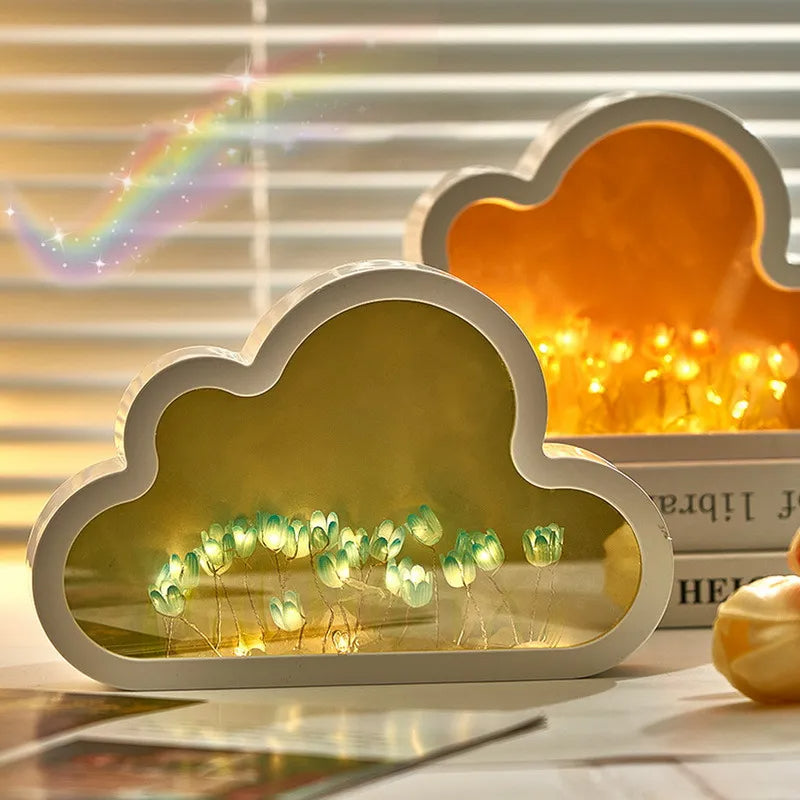 Cloud Tulip LED Night Light