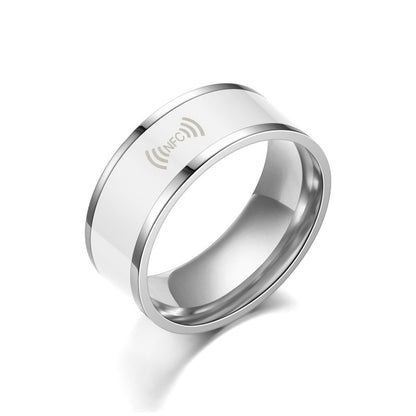 Stainless Steel Wearable NFC Smart Ring