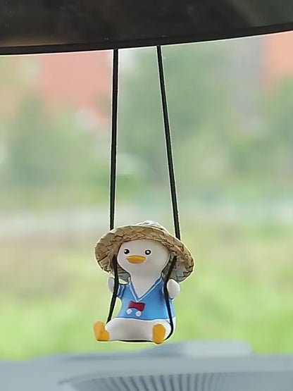 Car Pendant - Cute Anime Little Duck Swing | $24.99 | InTown Shopping